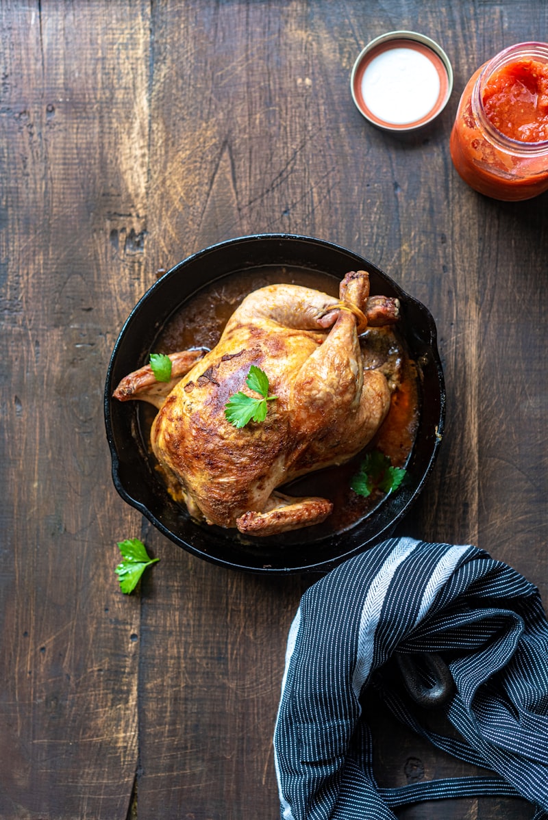 Pan-Seared Chicken Thighs With Roasted Broccoli