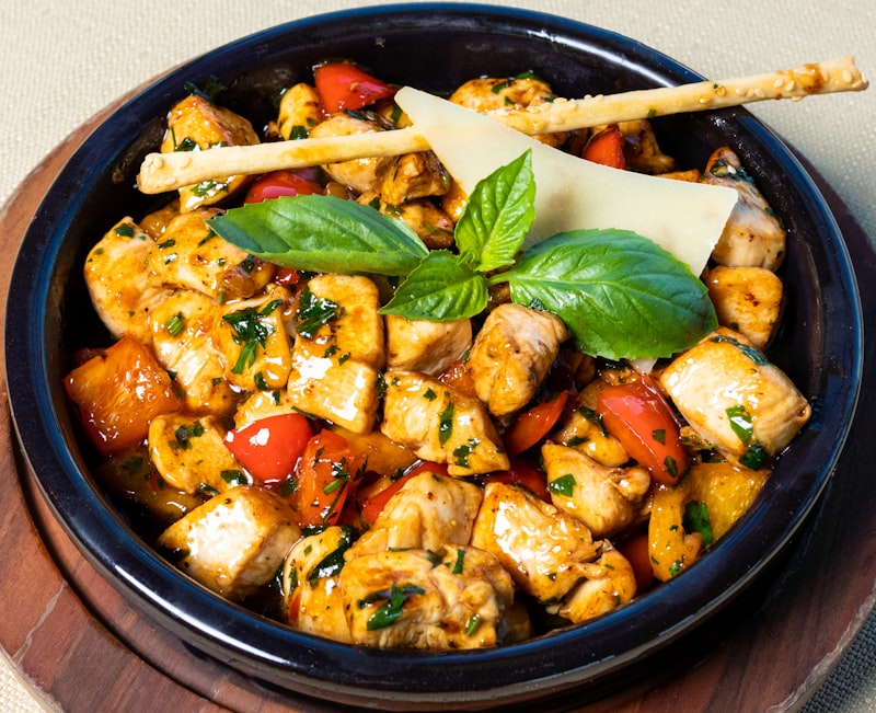 Turkey & Spinach Stuffed Bell Peppers
